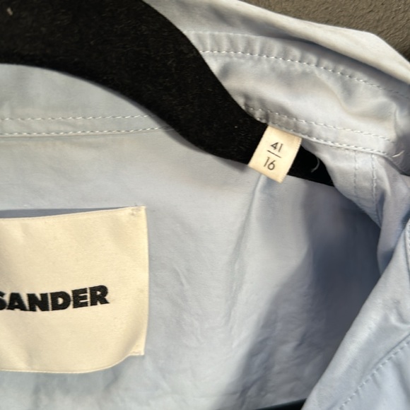 Jil Sander Men’s Short Sleeve Oversized Button Down Shirt - Picture 4 of 5